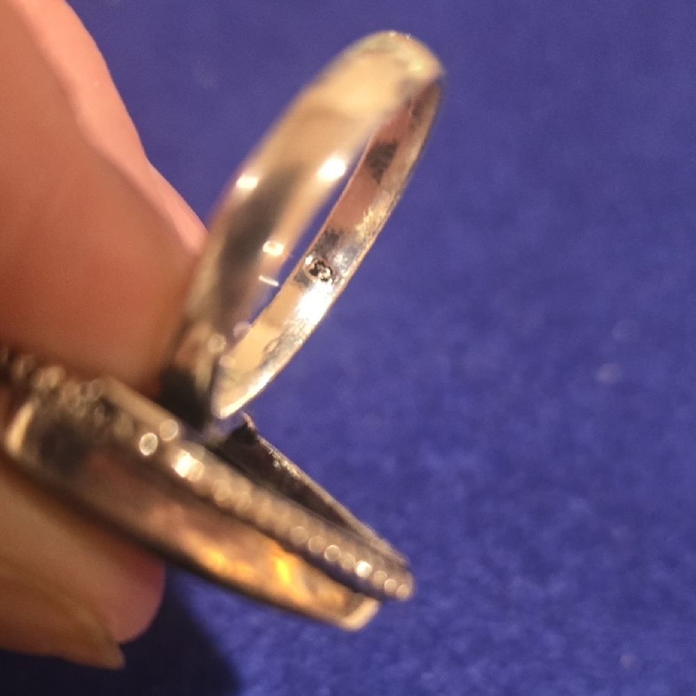 Teardrop Ruby Zoisite Ring - image 3